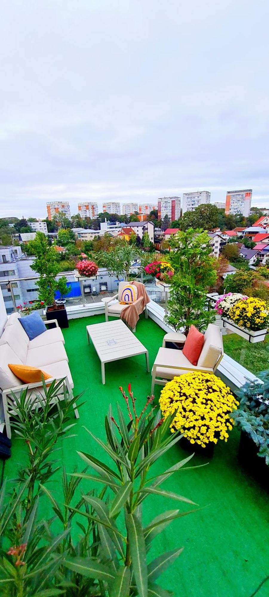 Апартаменты Penthouse View Aeroport Яссы Экстерьер фото
